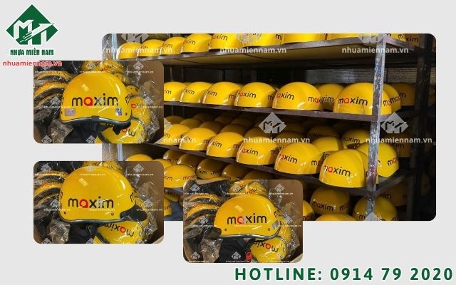 Cách chuỗi cửa hàng điện máy chọn in logo nón bảo hiểm để thu hút khách hàng dịp khai trương