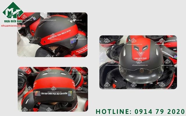 Cách tối ưu chi phí quà tặng nhập học khi chọn xưởng in nón bảo hiểm giá tận gốc