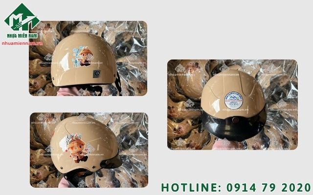 Tối ưu chi phí trang bị quy mô lớn với dòng mũ bảo hiểm in logo giá sỉ