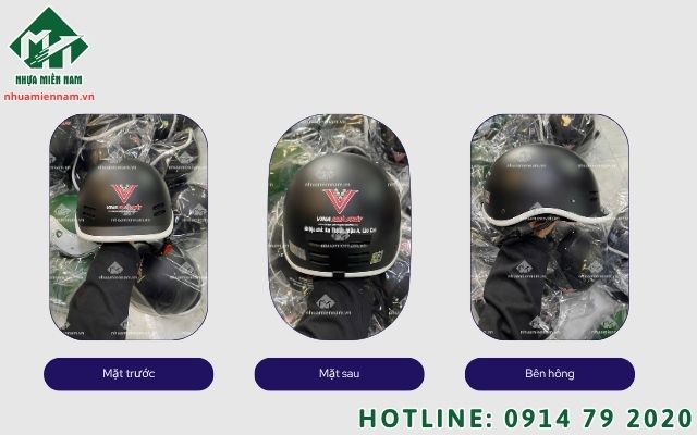 Chính sách hỗ trợ thiết kế lại mẫu mã miễn phí cho các đợt nón bảo hiểm quà tặng doanh nghiệp