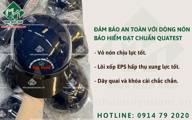 Đảm bảo an toàn tuyệt đối với dòng nón bảo hiểm đạt chuẩn Quatest