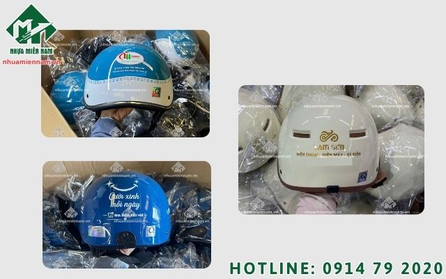 Giải pháp phân phối tận nơi khi cần in nón bảo hiểm số lượng lớn Hà Nội và toàn quốc