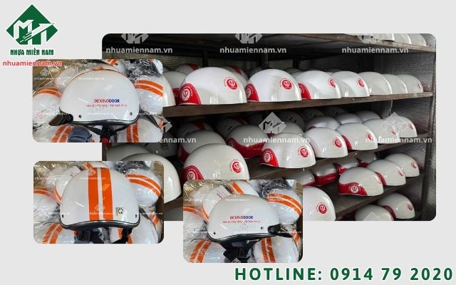 Lý do các agency ưu tiên chọn hợp tác trực tiếp với xưởng in nón bảo hiểm giá tận gốc
