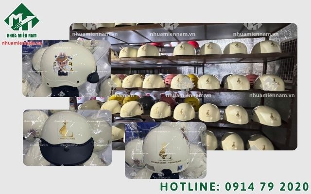 Quà tặng nón bảo hiểm quảng cáo công ty không rõ nguồn gốc