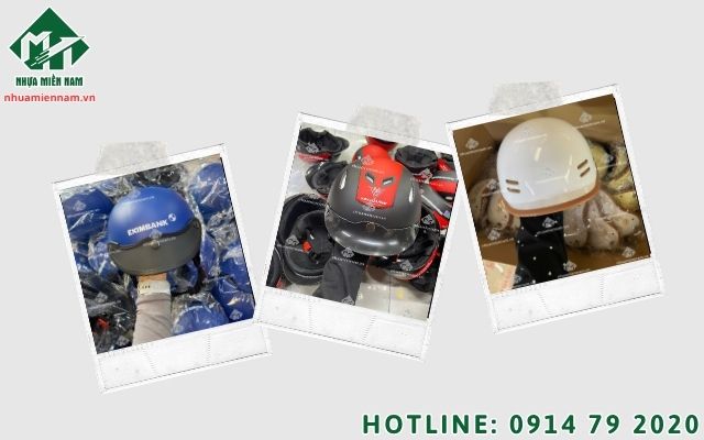 Quy trình tiếp nhận và in nón bảo hiểm số lượng lớn Hà Nội cho các chuỗi trường quốc tế