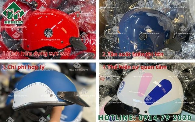 Tại sao doanh nghiệp nên chọn nón bảo hiểm làm quà tặng nhận diện thương hiệu?