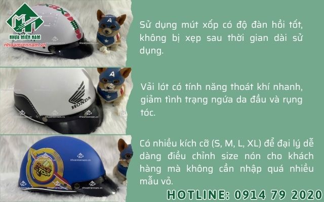 Tại sao xưởng chúng tôi luôn chú trọng vào độ êm ái của lớp lót nón bảo hiểm?