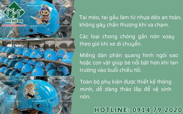 Ưu điểm của việc lắp thêm phụ kiện nón bảo hiểm để tăng tính thẩm mỹ