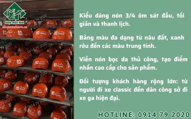 Xưởng sản xuất và phân phối các dòng nón bảo hiểm phong cách vintage