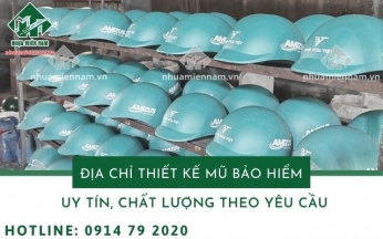 Địa chỉ thiết kế mũ bảo hiểm uy tín, chất lượng theo yêu cầu