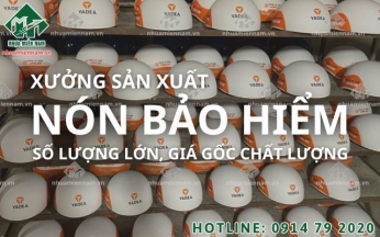 Xưởng sản xuất nón bảo hiểm số lượng lớn, giá gốc chất lượng