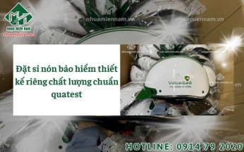 Đặt sỉ nón bảo hiểm thiết kế riêng chất lượng chuẩn quatest