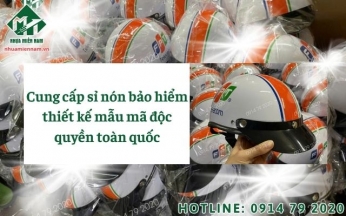 Cung cấp sỉ nón bảo hiểm thiết kế mẫu mã độc quyền toàn quốc