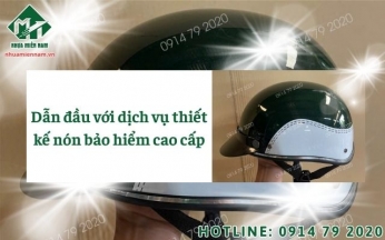 Dẫn đầu với dịch vụ thiết kế nón bảo hiểm cao cấp