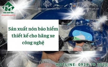 Sản xuất nón bảo hiểm thiết kế cho hãng xe công nghệ