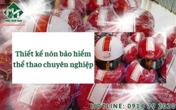Thiết kế nón bảo hiểm thể thao chuyên nghiệp