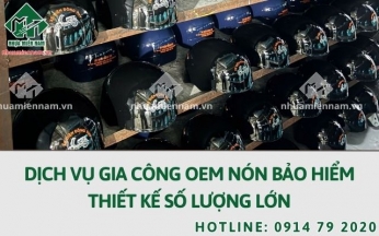 Dịch vụ gia công oem nón bảo hiểm thiết kế số lượng lớn