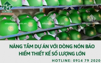 Nâng tầm dự án với dòng nón bảo hiểm thiết kế số lượng lớn