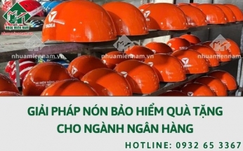 Giải pháp nón bảo hiểm quà tặng cho ngành ngân hàng